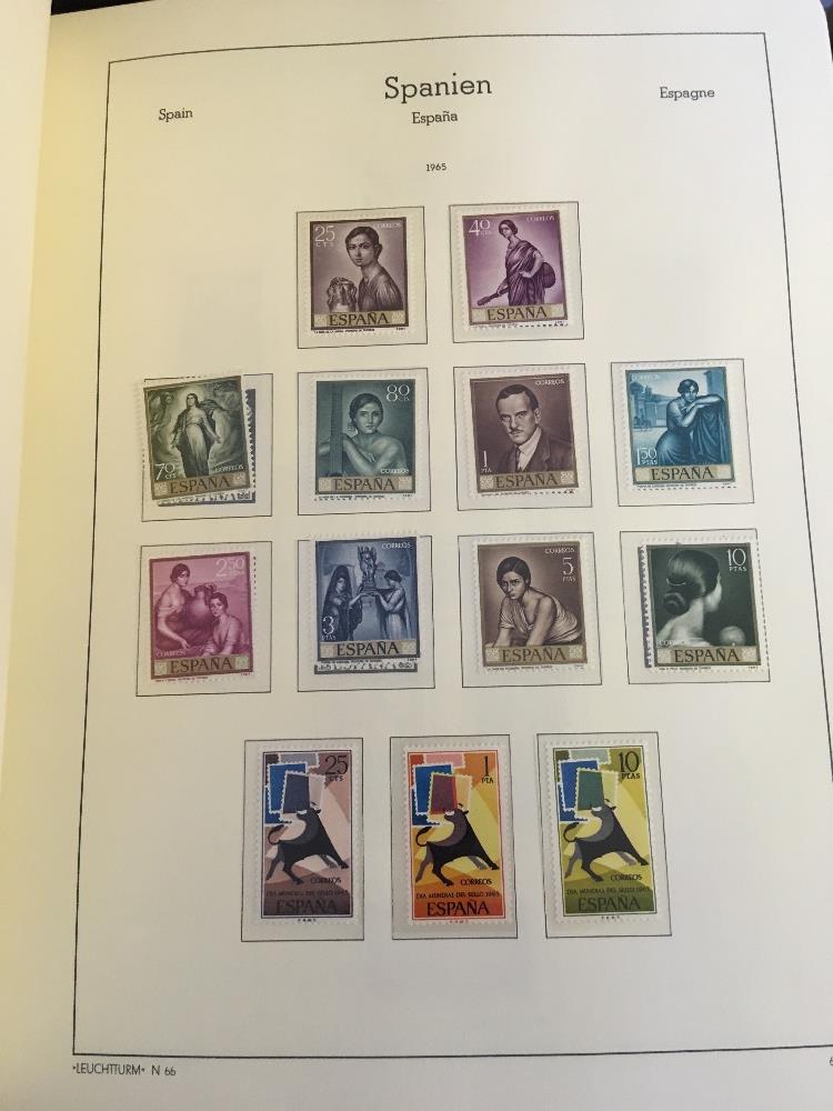 STAMPS WORLD, box with eight albums or stockbooks, - Image 2 of 8