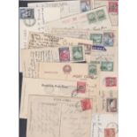POSTAL HISTORY BERMUDA, 16 EDVII to GVI used postcards. Some useful postal markings & frankings.
