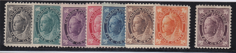 CANADA STAMPS 1897 mounted mint set to 10c, - Image 2 of 2