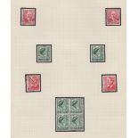 STAMPS GVI Commonwealth collection in Green Springback album, mint and used,