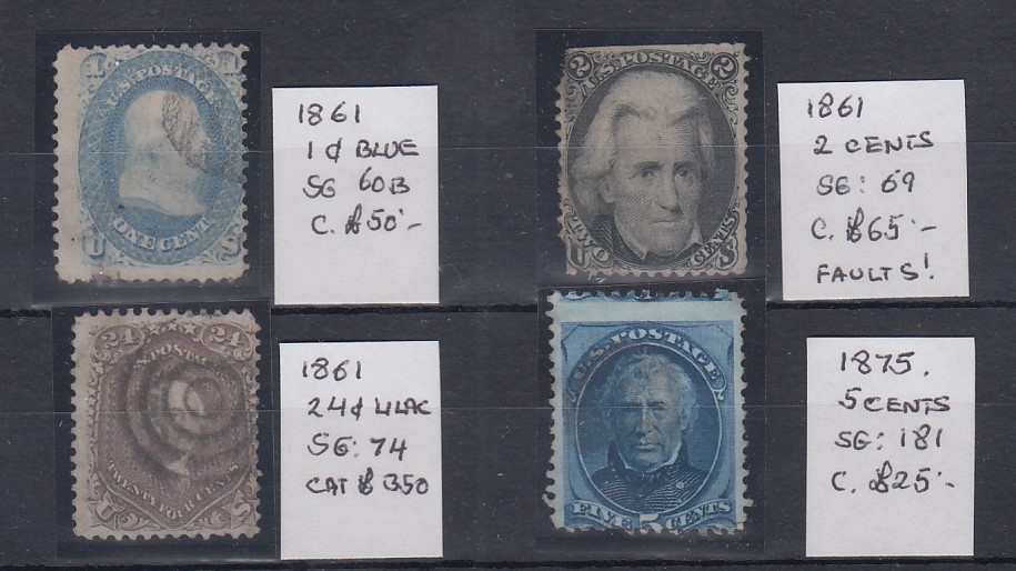 STAMPS AMERICAS, various ex-dealers accumulation on stock pages, album leaves etc. - Image 2 of 5