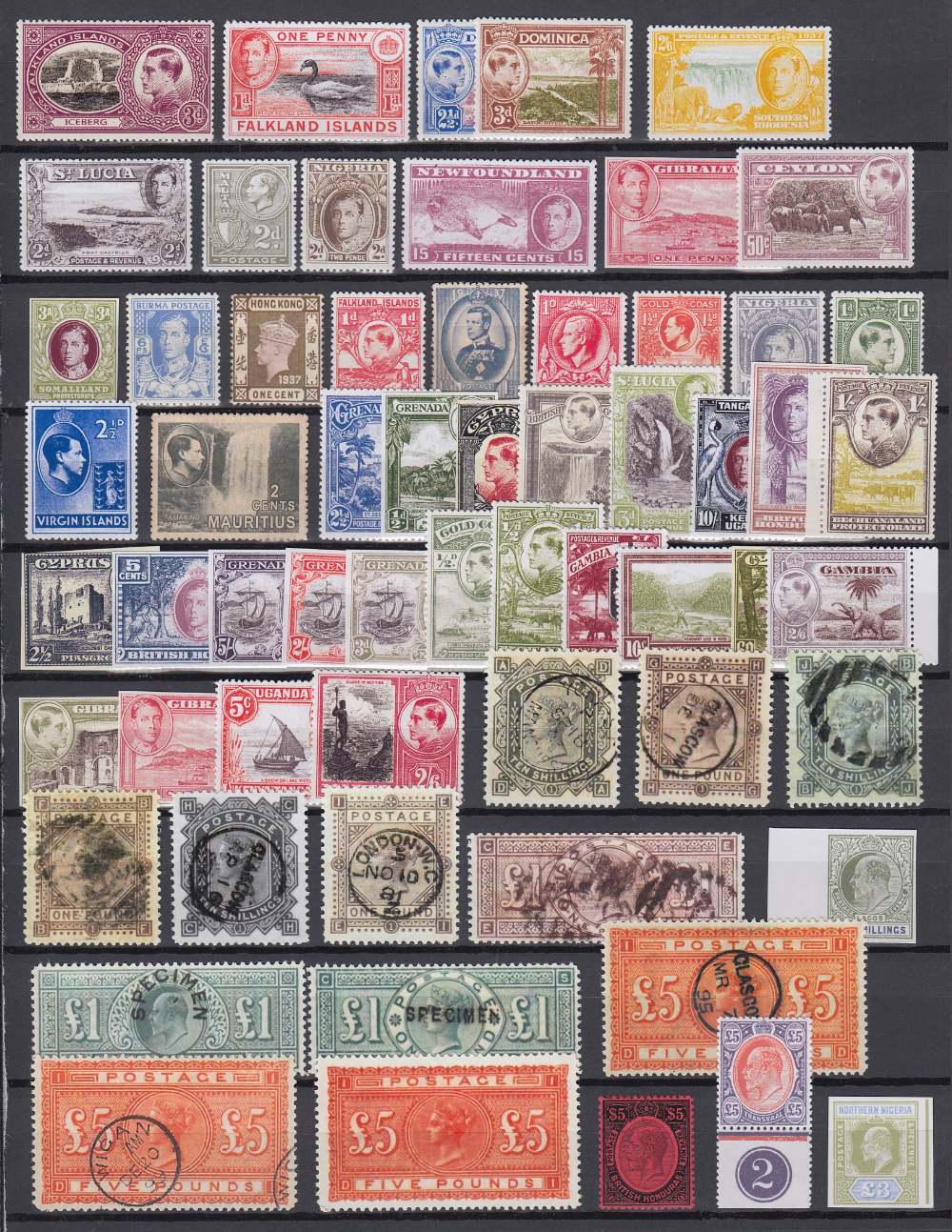 REPRODUCTIONS & FORGERIES, many 100s of mostly British Commonwealth key high value stamps,