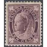 CANADA STAMPS 1897 mounted mint set to 10c,