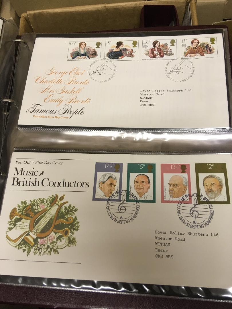 Three albums of first day covers from mid 1970's to late 80's - Image 3 of 3