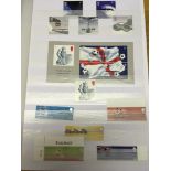 STAMPS GREAT BRITAIN Two stock books plus a few packs of mint issues,