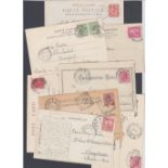 POSTAL HISTORY TURKEY, small batch of postcards all sent to Smyrna and with Austria Post,