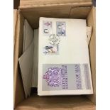 STAMPS Small box of Isle of Mann first day covers with duplication