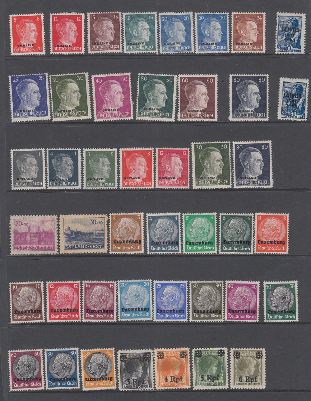 THIRD REICH STAMPS Accumulation of mint and used stamps, - Image 3 of 3