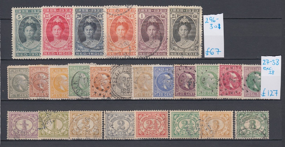 NETHERLANDS COLONIES STAMPS Mostly used accumulation on three stock pages, - Image 2 of 4