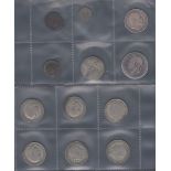 COINS Small amount of early British coins, including George IV half crown, EDVII florin,