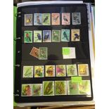 STAMPS Mixed box of folders with world stamps including some reasonable France,