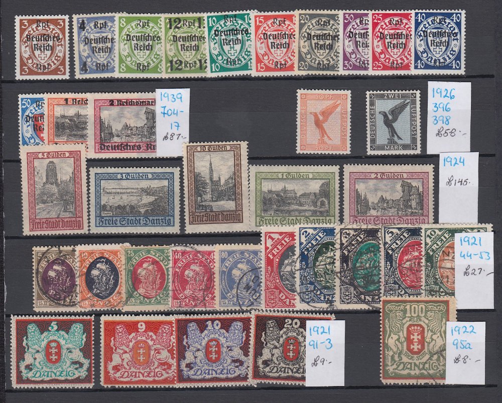 GERMANY STAMPS Various with mostly better items on album pages, stock pages, ex auction lots etc. - Image 5 of 5