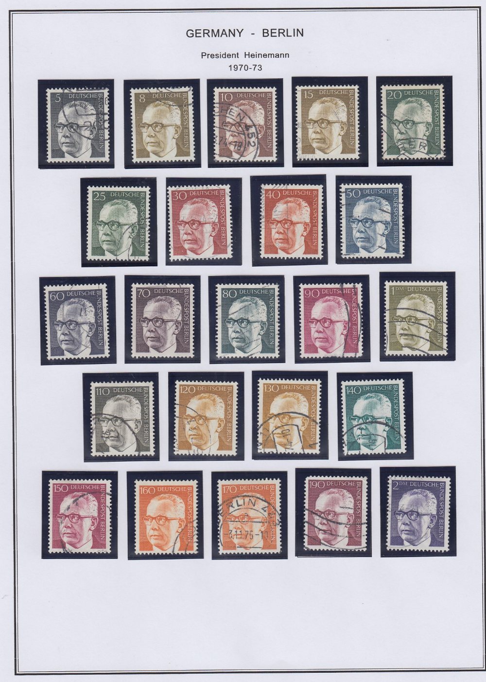 WEST BERLIN STAMPS 1948 to 1990 fine used collection in printed album. - Image 4 of 4