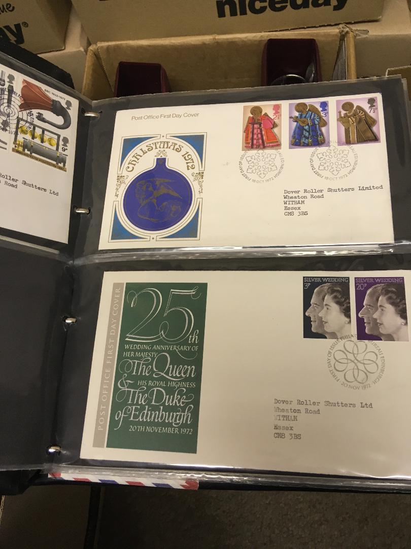 Three albums of first day covers from mid 1970's to late 80's - Image 2 of 3