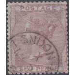 GREAT BRITAIN STAMPS : 1856 6d Pale Lilac, superb used example,
