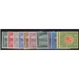 DOMINICA STAMPS 1908 lightly mounted mint set to 5/- SG 47-54