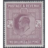 GREAT BRITAIN STAMPS : 1911 2/6 Dull Reddish Purple, Somerset House,