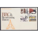 FIRST DAY COVER 1972 BBC set on illustrated cover,