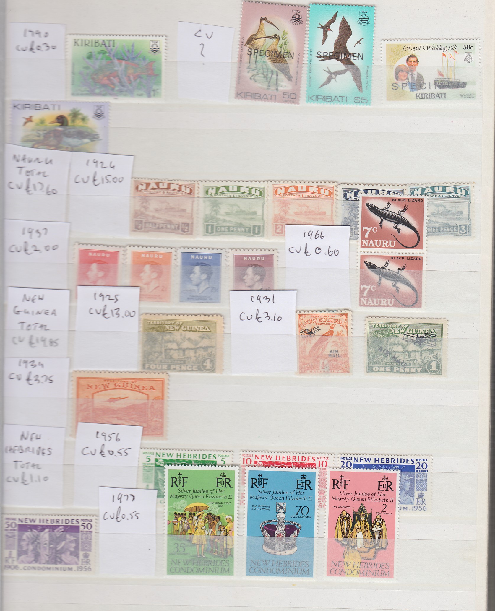 STAMPS : BRITISH COMMONWEALTH collection in green stock book U/M and M/M STC £1200+ useful lot - Image 5 of 5