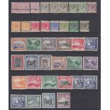 CYPRUS STAMPS QV to GVI mounted mint on hagner page GVI to 9p STC £73.