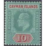 CAYMAN STAMPS 1907 lightly mounted mint set to 10/- SG 25-34