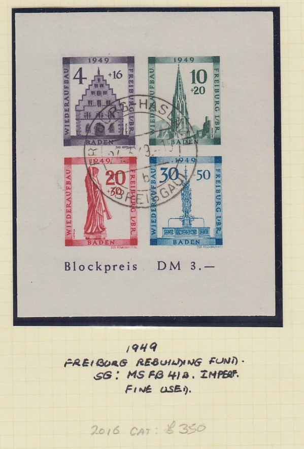 GERMANY STAMPS Various with mostly better items on album pages, stock pages, ex auction lots etc. - Image 3 of 5