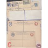 POSTAL HISTORY BRITISH COMMONWEALTH, small group of Postal Stationery covers or cards.