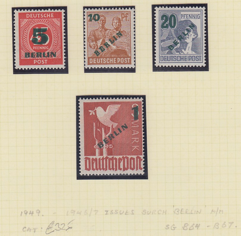 GERMANY STAMPS Various with mostly better items on album pages, stock pages, ex auction lots etc. - Image 4 of 5