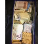 STAMPS GREAT BRITAIN Shoebox containing QEII pre-decimal booklets up to 6/- stated to Cat £1000+