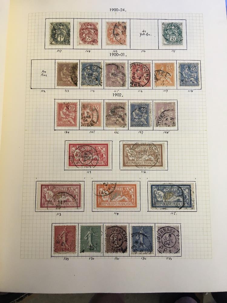 STAMPS WORLD, box with eight albums or stockbooks, - Image 7 of 8