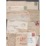 GREAT BRITAIN STAMPS : CENSOR, small batch of WWI and WWII censor covers or cards,