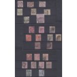 STAMPS GREAT BRITAIN Small batch of used QV issues up to 2/6 (26 stamps),