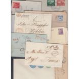 POSTAL HISTORY WORLD, batch of covers, postcards etc.