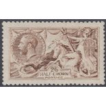 GREAT BRITAIN STAMPS : 1915 2/6 Grey Brown (DLR),