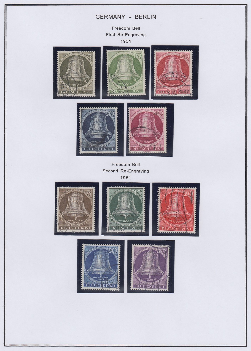 WEST BERLIN STAMPS 1948 to 1990 fine used collection in printed album. - Image 3 of 4