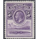 BASUTOLAND STAMPS 1933 5/- Violet,