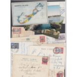POSTCARDS BERMUDA, group of 12 mint or used postcards ranging from cards dated 1903 to early 1960s.