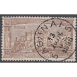 GREECE STAMPS 1896 10D Olympics fine used SG 121 Cat £600