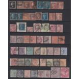 STAMPS GREAT BRITAIN 1840 to 1952 mint and used on stock pages,