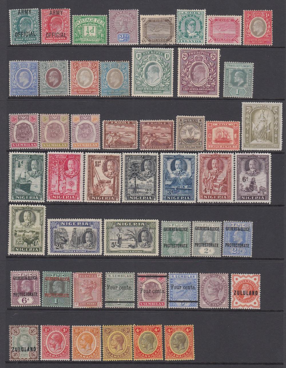 STAMPS British Commonwealth mounted mint accumulation QV to GVI on stock pages, - Image 2 of 7