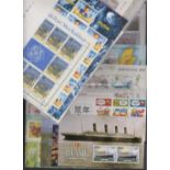 STAMPS IRELAND Various modern U/M miniature sheets, sheetlets, booklets, coils, complete sets etc.