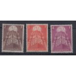 LUXEMBOURG STAMPS 1957 Europa U/M set of three, SG 626-28.