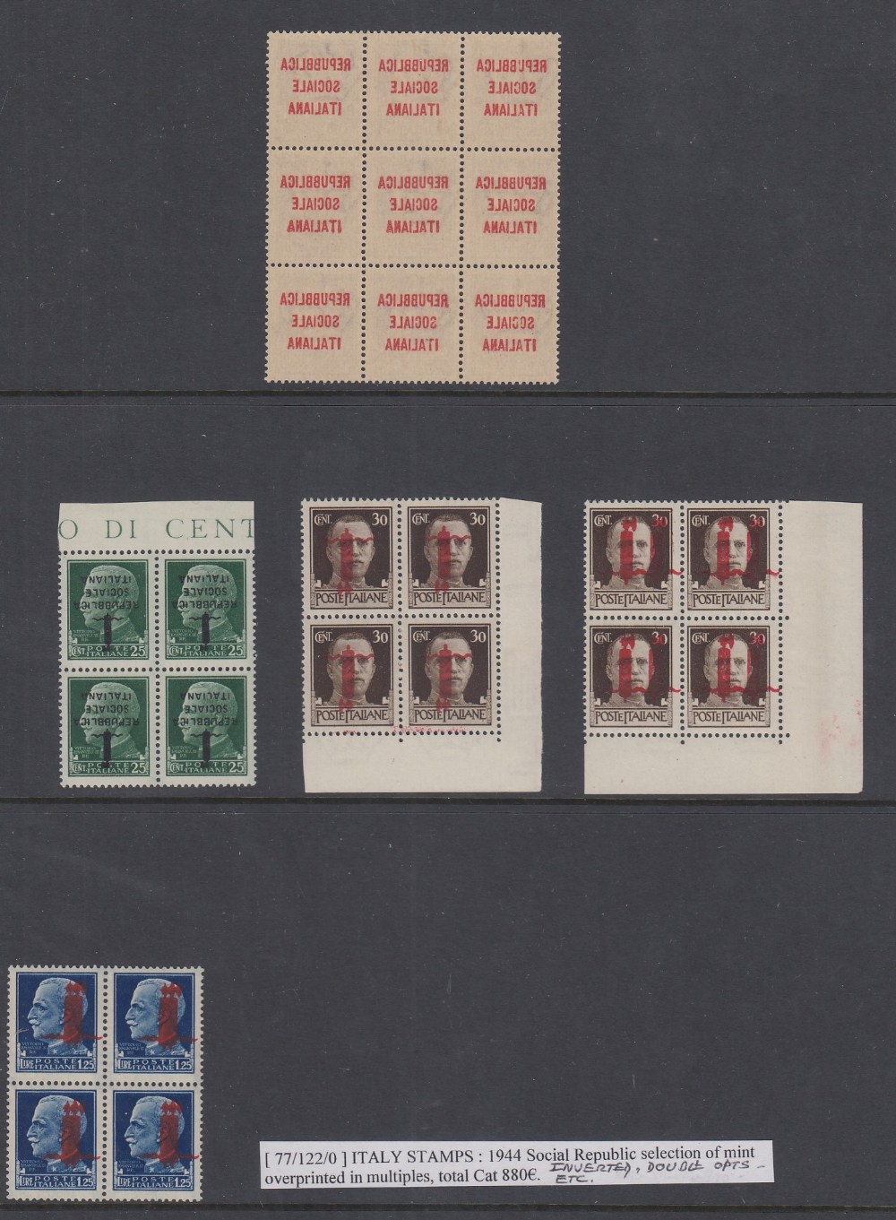 STAMPS ITALY Various Italy, Vatican, Colonies on stock & album pages etc. - Image 2 of 4