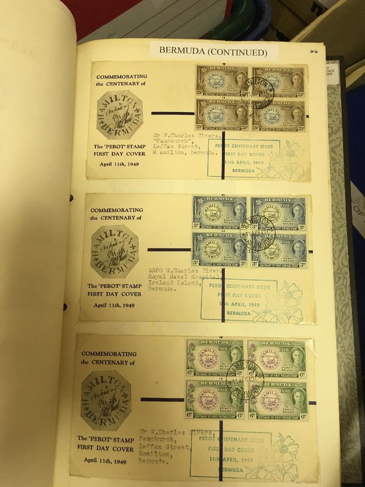 STAMPS Mixed box containing mint and used Commonwealth mint and World stamps on pages housed in - Image 4 of 4