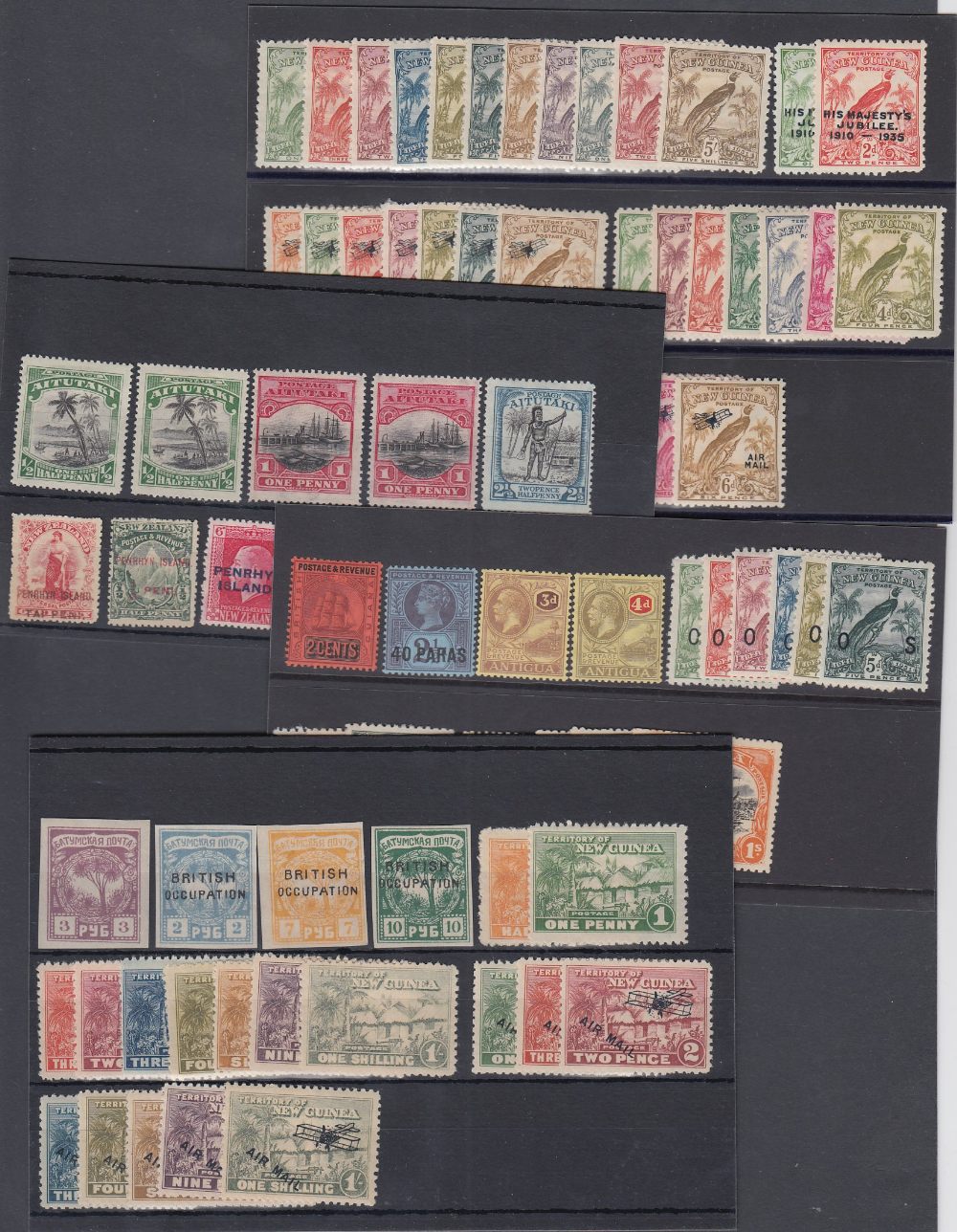 STAMPS Australia, New Zealand and surrounding areas mainly mint on stock cards, - Image 3 of 12