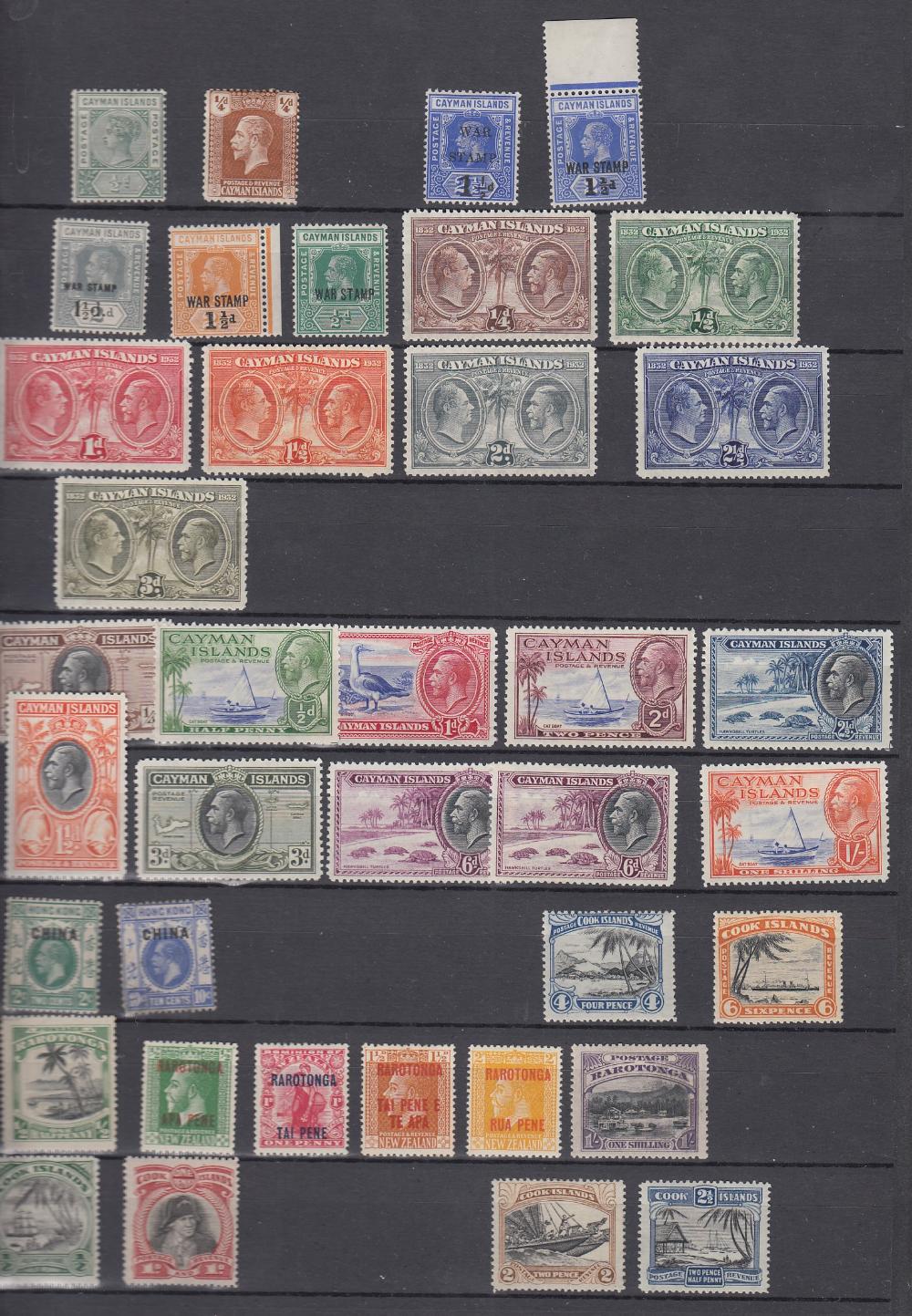 STAMPS British Commonwealth mint collection in large stock book, including Australia and States,