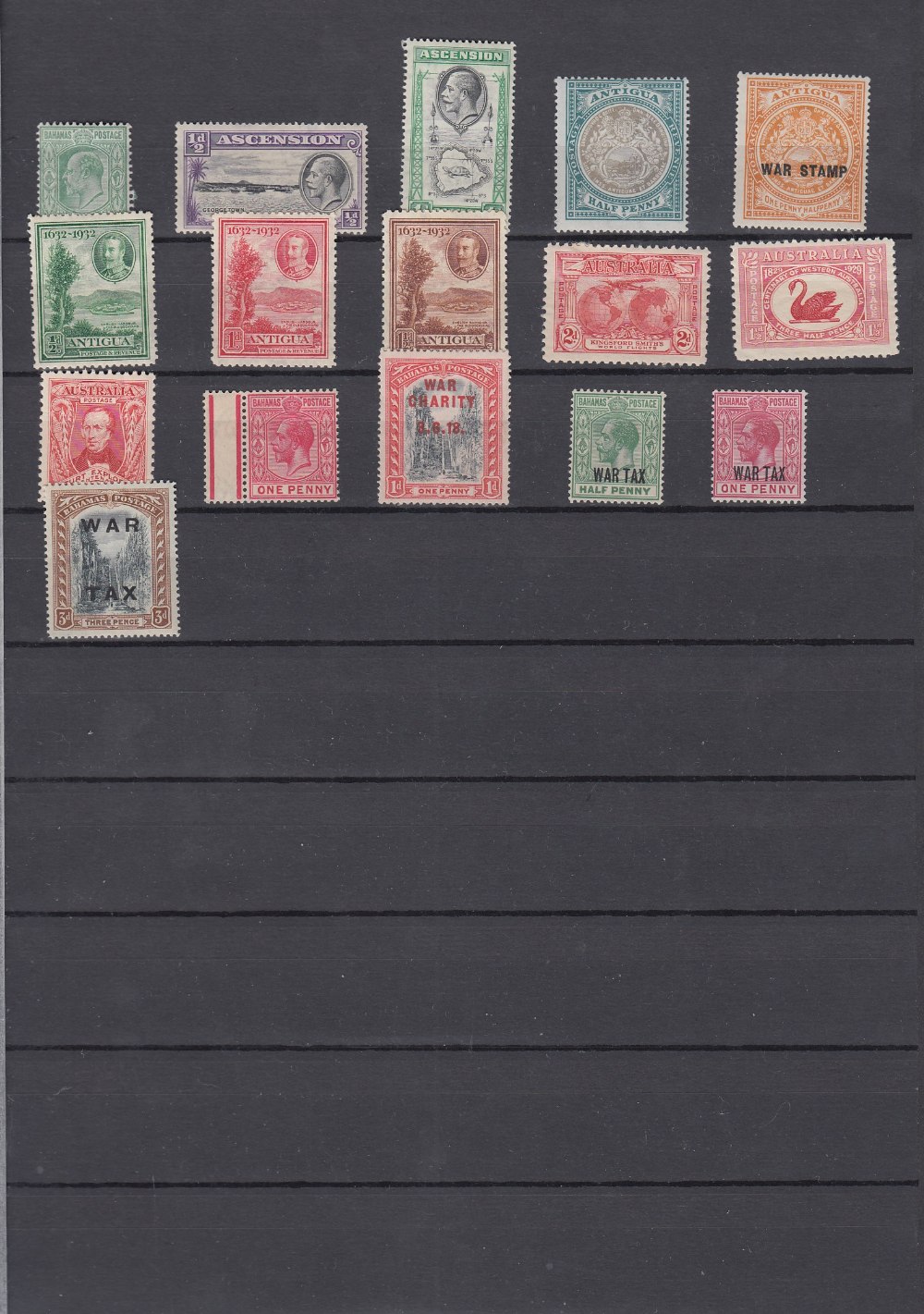 STAMPS British Commonwealth mint collection in large stock book, including Australia and States, - Image 2 of 5