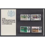 GREAT BRITAIN STAMPS : 1964 Geographical Presentation Pack in very good condition.