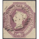 GREAT BRITAIN STAMPS : 1854 6d Dull Lilac, very fine used,