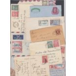 POSTAL HISTORY BARBADOS, group of 16 covers or cards from 1899 to 1960s with registered,